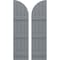 Ekena Millwork Americraft 4-Board (3 Batten) Wood Joined Board-n-Batten Shutters w/ Arch Top, ARW401BQ414X77CHH, PR ARW401BQ414X77CHH - alternate 1